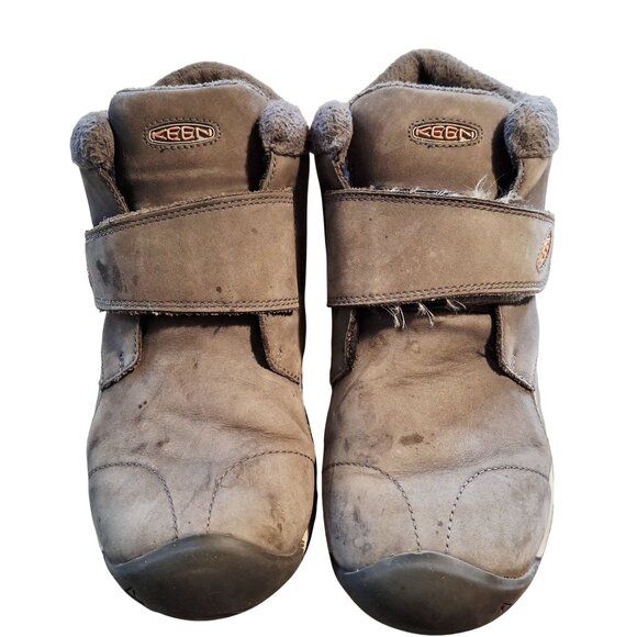 Keen Kootenay Waterproof Grey Suede Winter Snowboots Snow Boots Size 5 - Picture 1 of 8